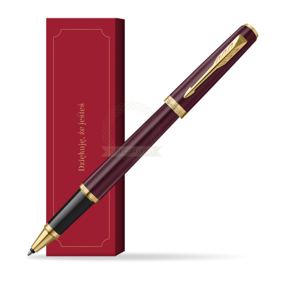 Pióro kulkowe Parker MERIDIAN Red GT w obwolucie Dziękuję, że jesteś