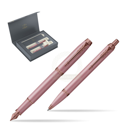 Zestaw Parker Pióro wieczne + Długopis IM RITUALS MAUVE w pudełku Parker Duo 2022