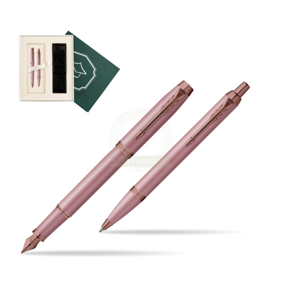 Zestaw Parker Pióro wieczne + Długopis IM RITUALS MAUVE w pudełku Wiedza i Nauka