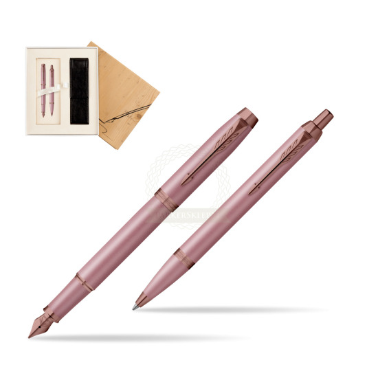 Zestaw Parker Pióro wieczne + Długopis IM RITUALS MAUVE w pudełku Jubileusz 2