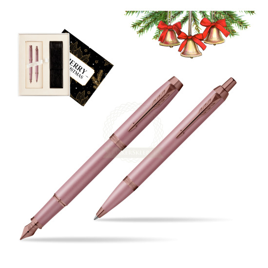 Zestaw Parker Pióro wieczne + Długopis IM RITUALS MAUVE w pudełku Magic of Christmas
