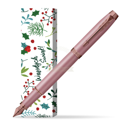 Pióro wieczne Parker IM RITUALS MAUVE w obwolucie Święta pod jemiołą