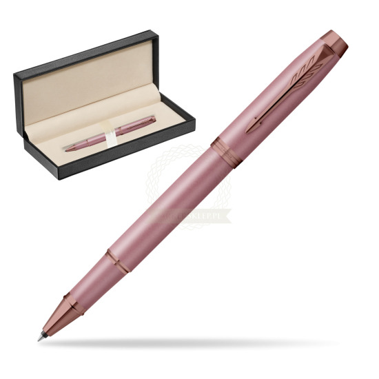 Pióro kulkowe Parker IM RITUALS MAUVE w pudełku classic pure black