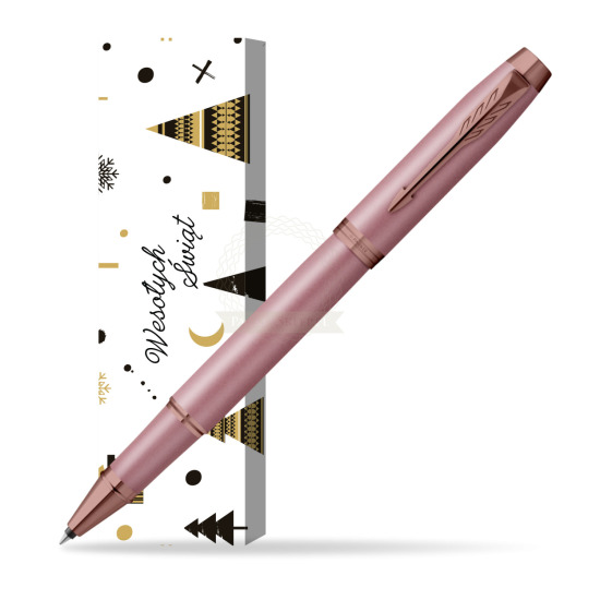 Pióro kulkowe Parker IM RITUALS MAUVE w obwolucie Śnieżny dar