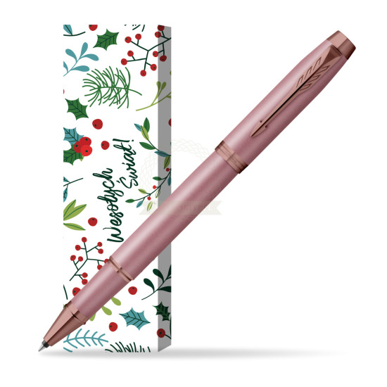 Pióro kulkowe Parker IM RITUALS MAUVE w obwolucie Święta pod jemiołą