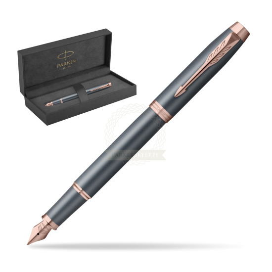 Pióro wieczne Parker IM TURQUOISE SLATE w pudełku prezentowym Parker Prestige