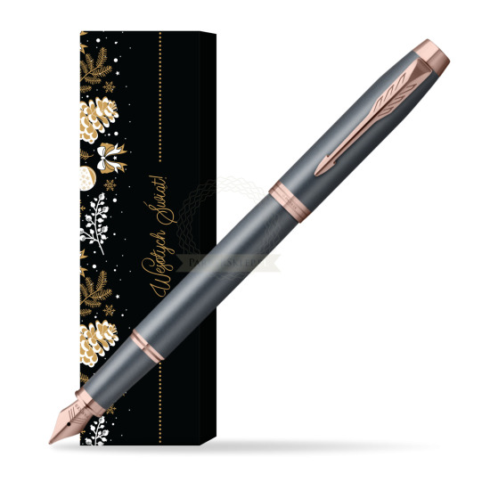 Pióro wieczne Parker IM TURQUOISE SLATE w obwolucie Złota choinka