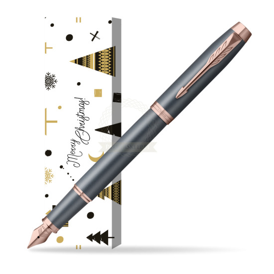 Pióro wieczne Parker IM TURQUOISE SLATE w obwolucie Snow Gift