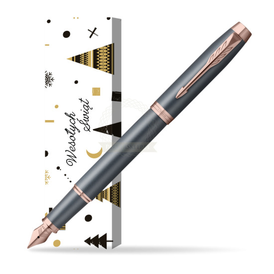 Pióro wieczne Parker IM TURQUOISE SLATE w obwolucie Śnieżny dar