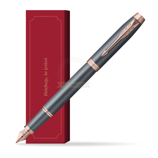 Pióro wieczne Parker IM TURQUOISE SLATE w obwolucie Dziękuję, że jesteś