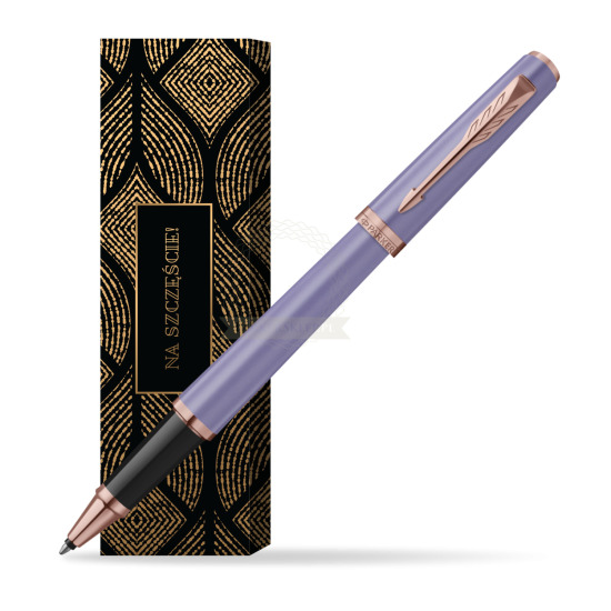 Pióro kulkowe Parker MERIDIAN Lilac PGT w obwolucie Szczęśliwy traf