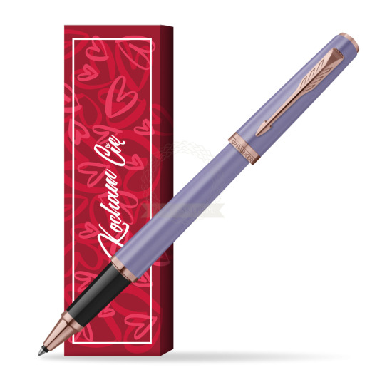 Pióro kulkowe Parker MERIDIAN Lilac PGT w obwolucie Kocham Cię