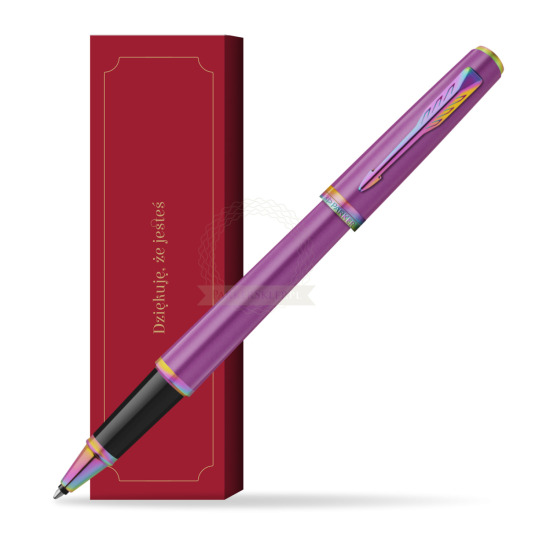 Pióro kulkowe Parker MERIDIAN GRAPE RBT w obwolucie Dziękuję, że jesteś