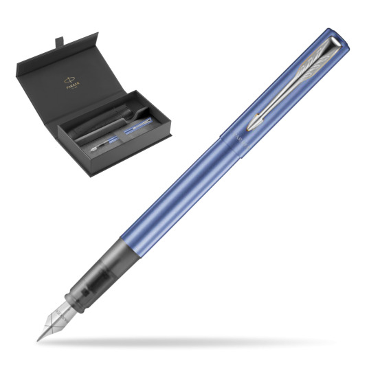 Pióro wieczne Parker Vector XL Blue CT w oryginalnym pudełku Parker, wsuwane etui