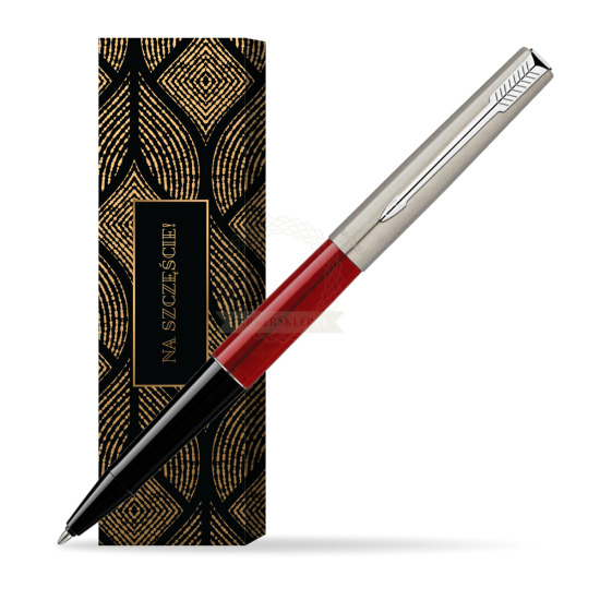 Pióro kulkowe Parker Jotter Red CT w obwolucie Szczęśliwy traf
