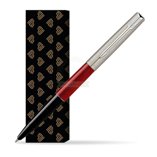 Pióro kulkowe Parker Jotter Red CT w obwolucie Złote Serca