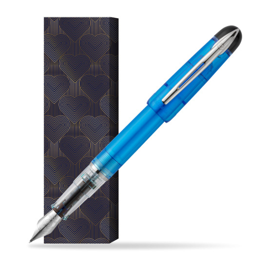 Pióro wieczne Waterman Kultur Assortis Blue Crystal w obwolucie Glamour Love