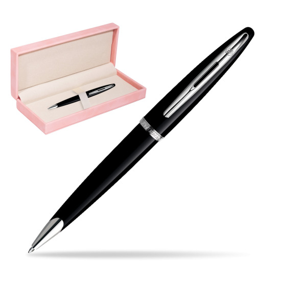 Długopis Waterman Carène Morze Czarne ST w różowym pudełku zamszowym