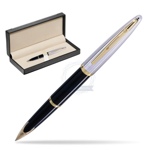 Pióro wieczne Waterman Carène Deluxe Czarny GT w pudełku classic black