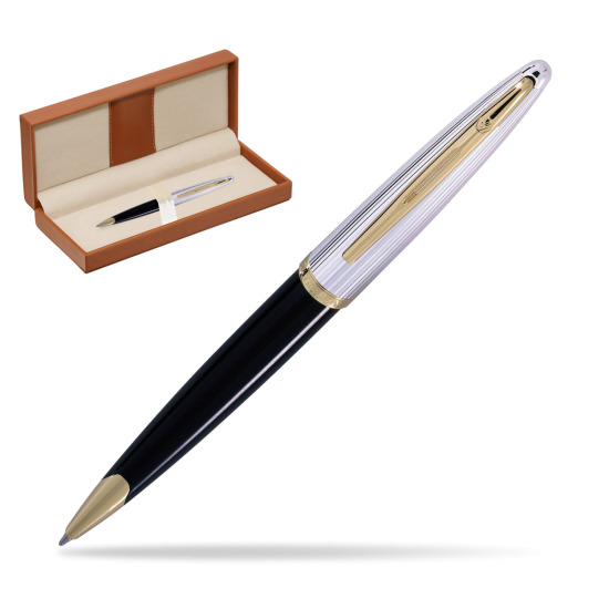 Długopis Waterman Carène Deluxe Czarny GT w pudełku classic brown