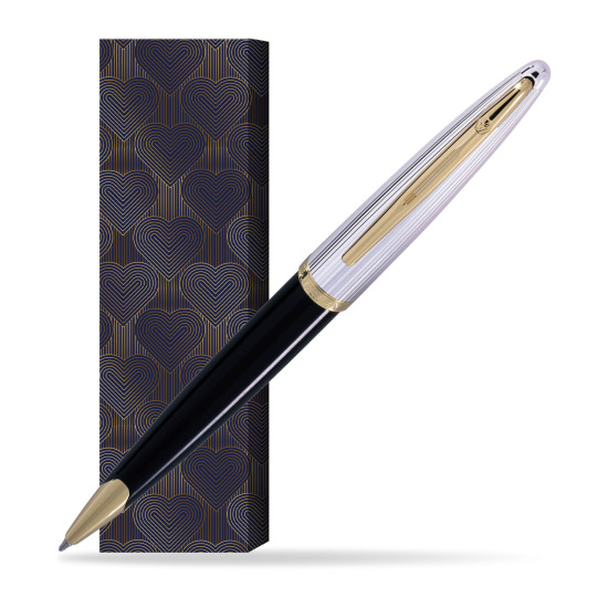 Długopis Waterman Carène Deluxe Czarny GT w obwolucie Glamour Love