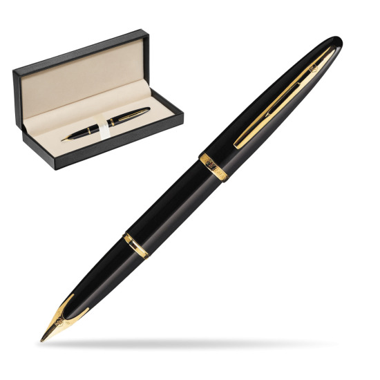 Pióro wieczne Waterman Carène Morze Czarne GT w pudełku classic pure black