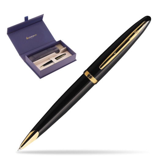 Długopis Waterman Carène Morze Czarne GT w oryginalnym pudełku Waterman, wsuwane etui