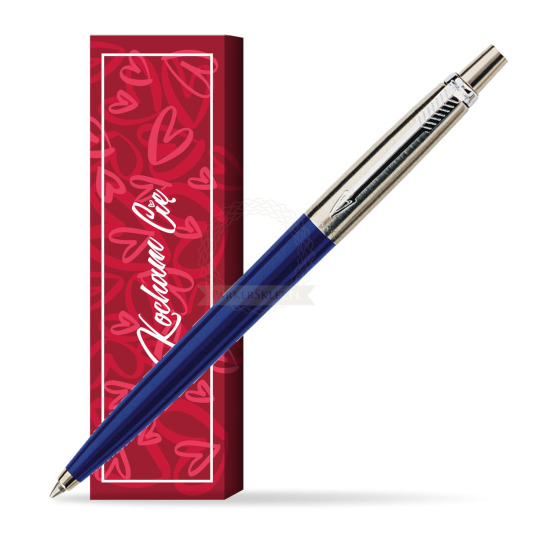 Długopis Parker Jotter Navy Special Niebieski w obwolucie Kocham Cię