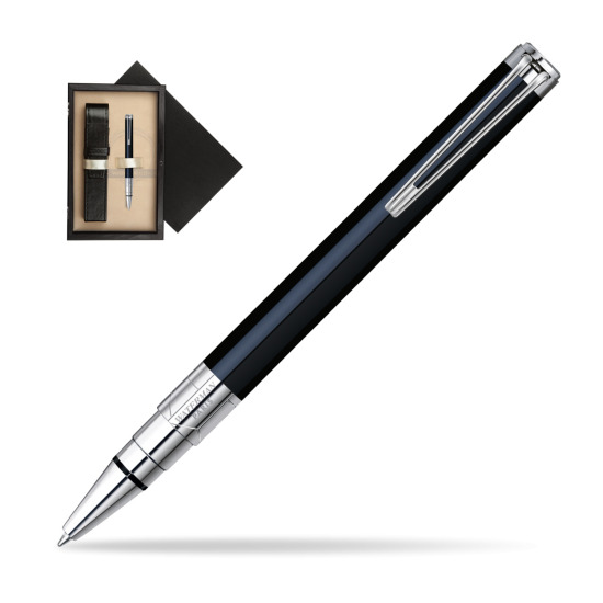 Długopis Waterman Perspective Czarny CT w pudełku drewnianym Czerń Single Ecru