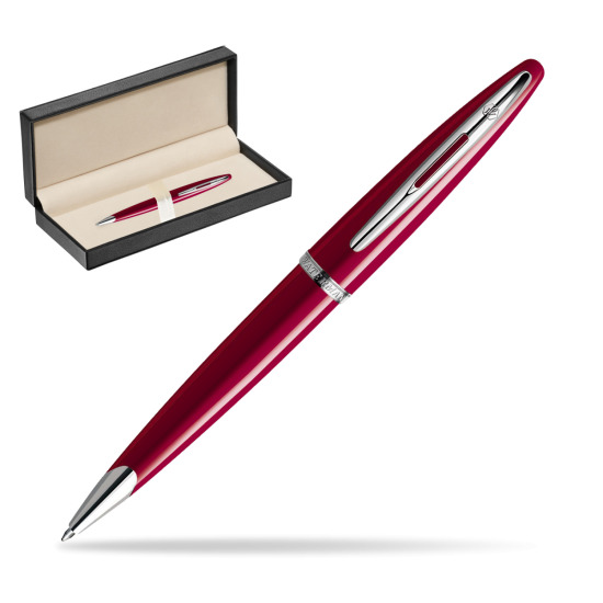 Długopis Waterman Carène Lśniąca Czerwień CT w pudełku classic pure black