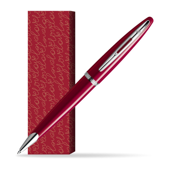 Długopis Waterman Carène Lśniąca Czerwień CT w obwolucie True Love