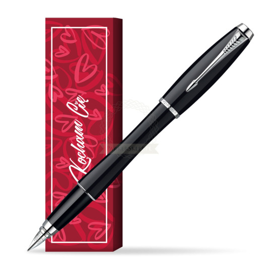 Pióro wieczne Parker Urban Fashion London Cab Black CT w obwolucie Kocham Cię