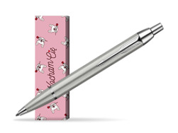 Długopis Parker IM Brushed Metal CT w obwolucie Sweet Rose