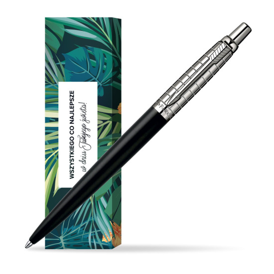 Długopis Parker Jotter Premium Czarny w obwolucie Twoje święto