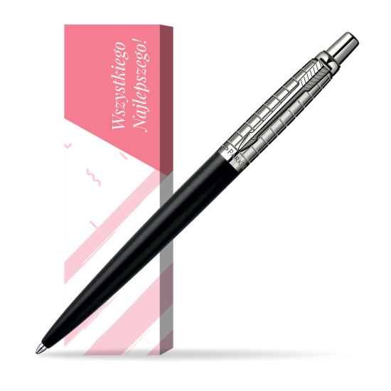 Długopis Parker Jotter Premium Czarny w obwolucie Wszystkiego najlepszego