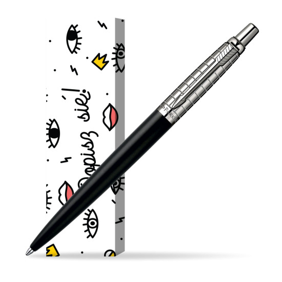 Długopis Parker Jotter Premium Czarny w obwolucie Popisz się!