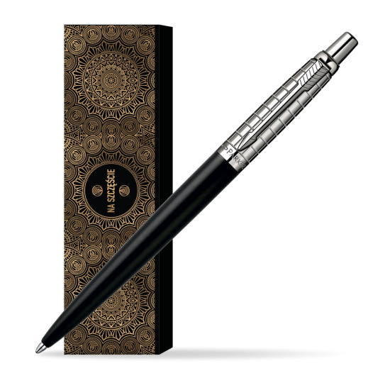 Długopis Parker Jotter Premium Czarny w obwolucie Orientalne szczęście 