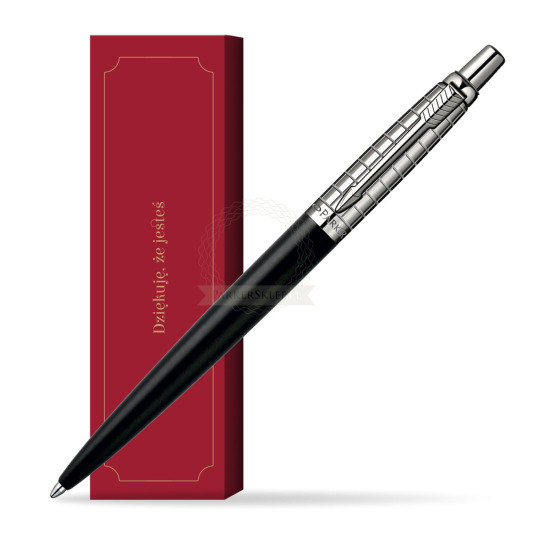 Długopis Parker Jotter Premium Czarny w obwolucie Dziękuję, że jesteś