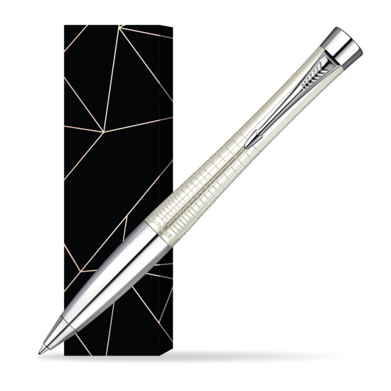 Długopis Parker Urban Premium Metaliczny  Perłowy w obwolucie Na szczęście