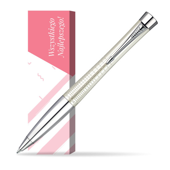 Długopis Parker Urban Premium Metaliczny  Perłowy w obwolucie Wszystkiego najlepszego