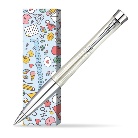 Długopis Parker Urban Premium Metaliczny  Perłowy w obwolucie Powodzenia