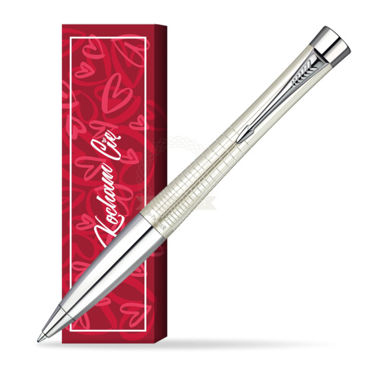 Długopis Parker Urban Premium Metaliczny  Perłowy w obwolucie Kocham Cię