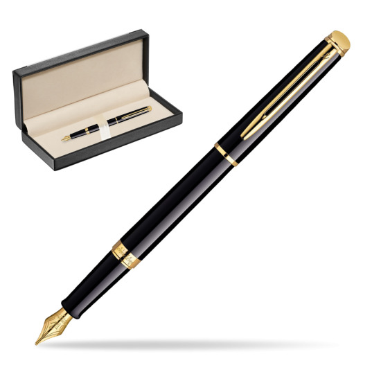 Pióro wieczne Waterman Hémisphère Czerń GT w pudełku classic black