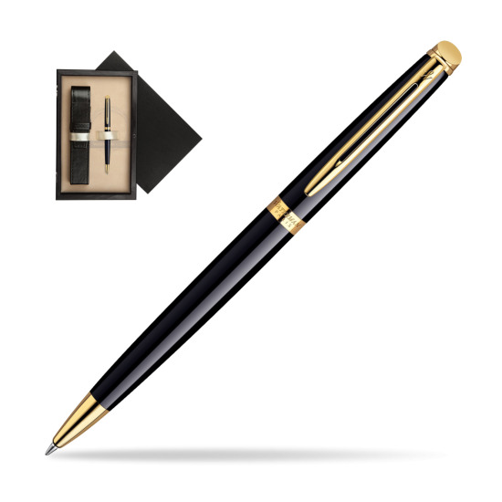 Długopis Waterman Hémisphère Czerń GT w pudełku drewnianym Czerń Single Ecru