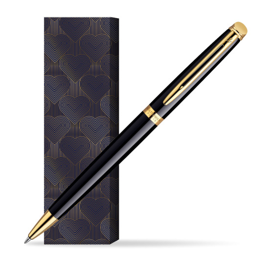 Długopis Waterman Hémisphère Czerń GT w obwolucie Glamour Love