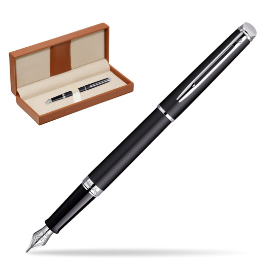 Pióro wieczne Waterman Hémisphère Czerń Matowa CT w pudełku classic brown