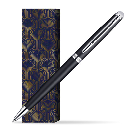 Długopis Waterman Hémisphère Czerń Matowa CT w obwolucie Glamour Love