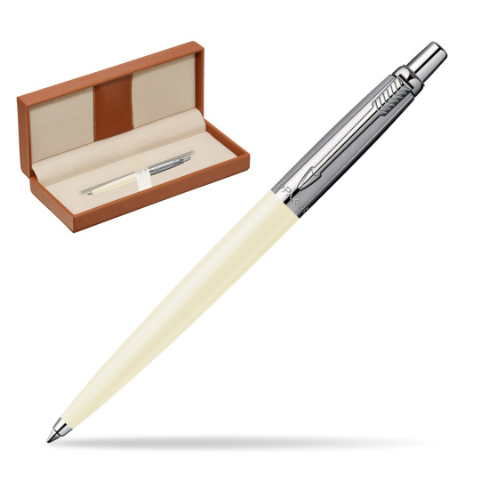 Długopis Parker Jotter Ecru w pudełku classic brown