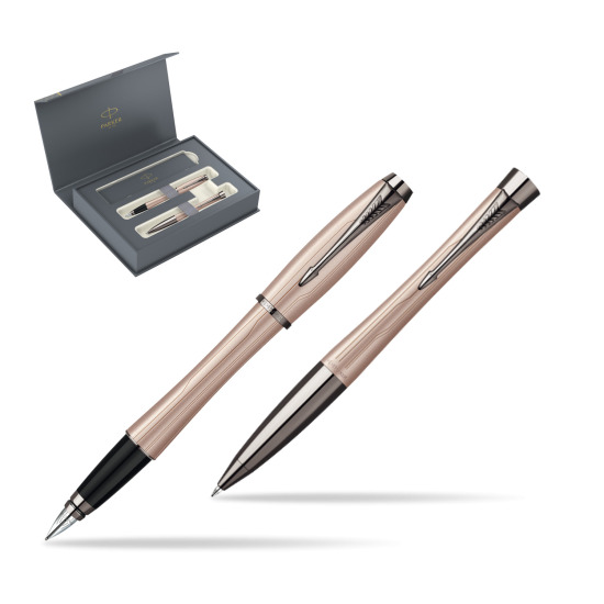 Zestaw prezentowy Parker pióro + długopis Urban Premium Różowy w pudełku Parker Duo 2022