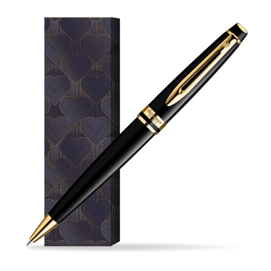 Długopis Waterman Expert Czarny GT w obwolucie Glamour Love